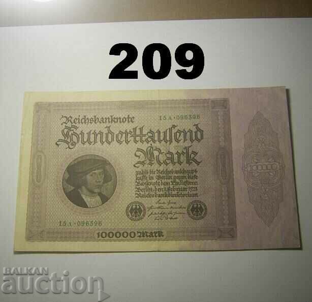 Berlin 100000 mark 1923 XF Germany