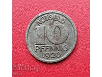 Germania-Saxonia-Halle-10 pfennig 1920