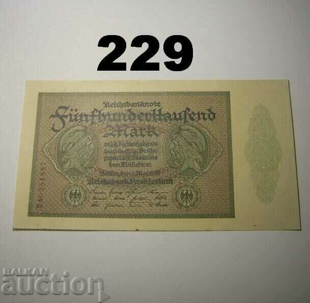 Berlin 500000 mark 1923 AUNC Germania