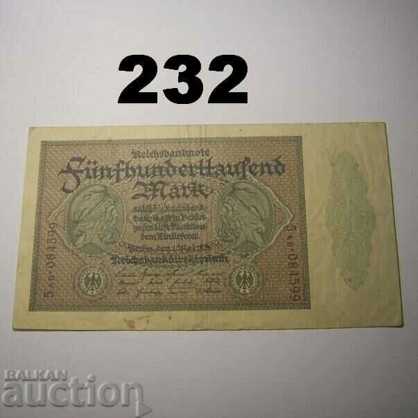 Berlin 500000 marks 1923 Germany