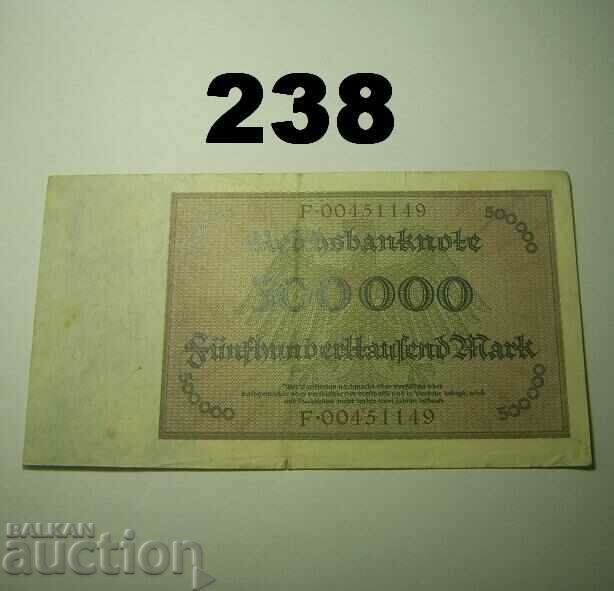Berlin 500000 de mărci 1923 Germania cu preț 4.00 BGN | € 2.05 Berlin 500000 de mărci 1923 Germania cu preț 4.00 BGN | € 2.05