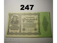 Berlin 50000 mark 1922 XF+ Germania