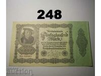 Berlin 50000 mark 1922 XF+ Germania