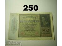 Berlin 500 mark 1922 VF Germany