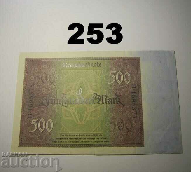 Berlin 500 mark 1922 XF Germany with price 20.00 BGN | € 10.23