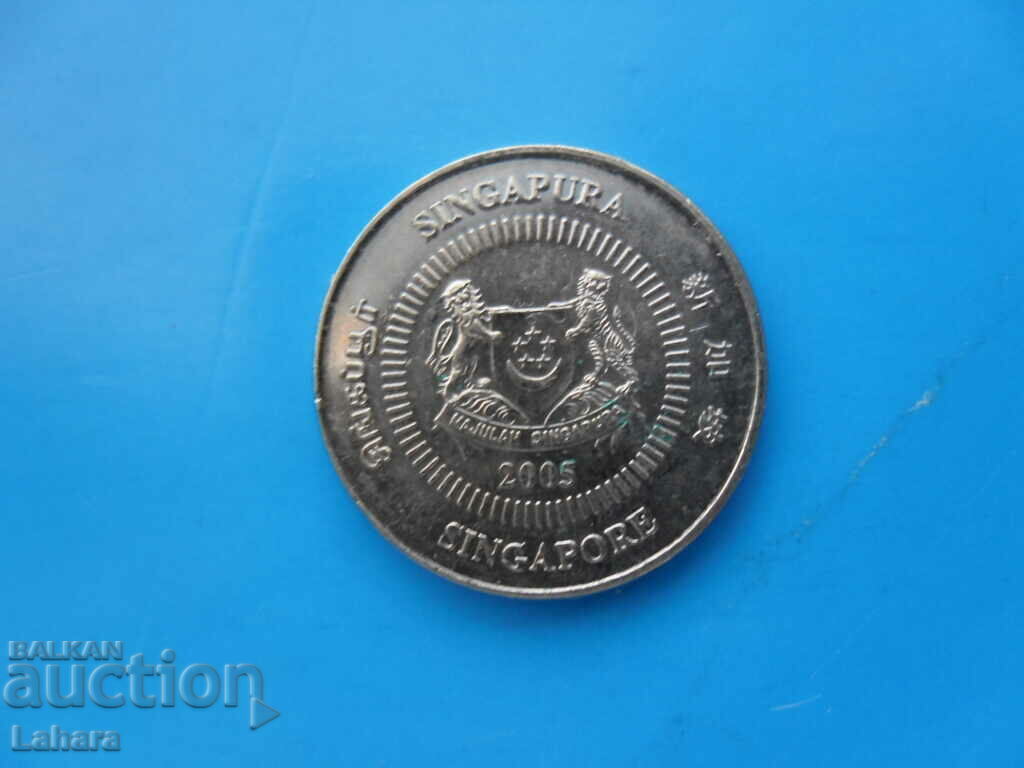 10 cenți 2005 Singapore cu preț € 0.61 | 1.19 BGN