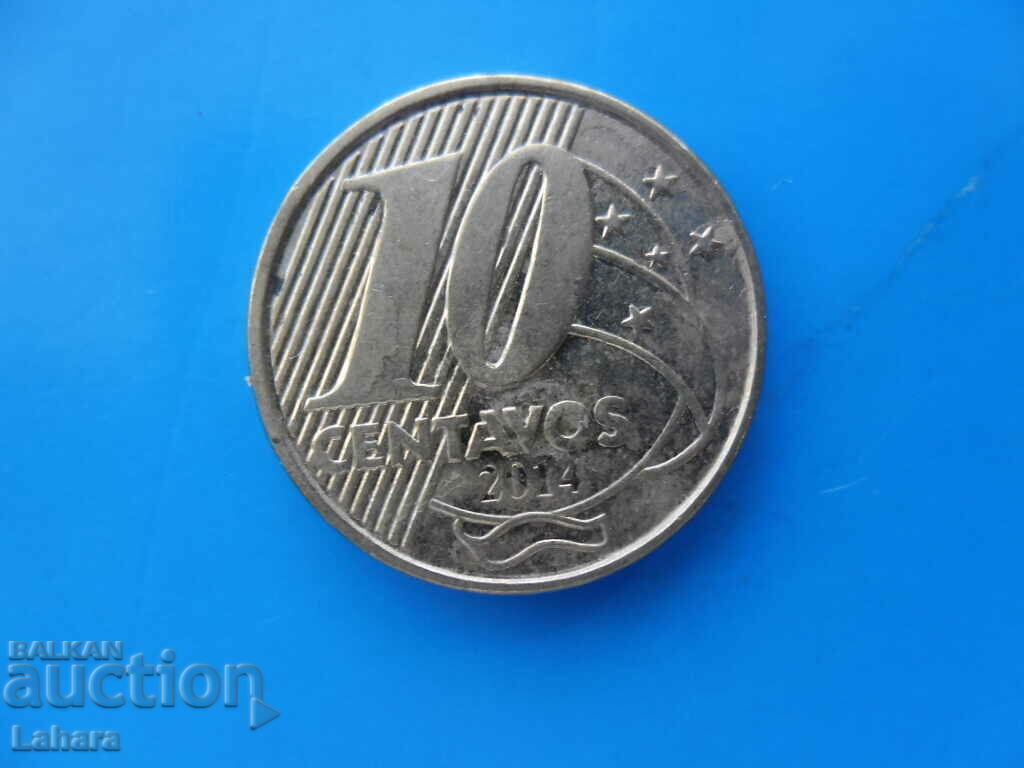 10 Centavos 2014 Brazil