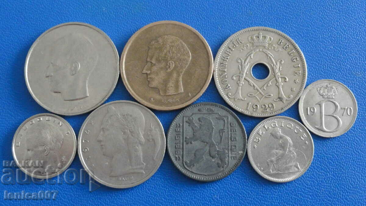 Belgium - Coins (8 pieces) - 6 Belgium - Coins (8 pieces) - 6