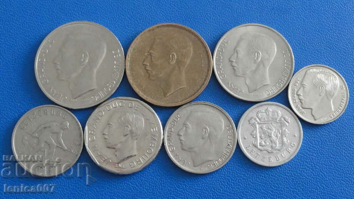 Luxembourg - Coins (8 pieces)