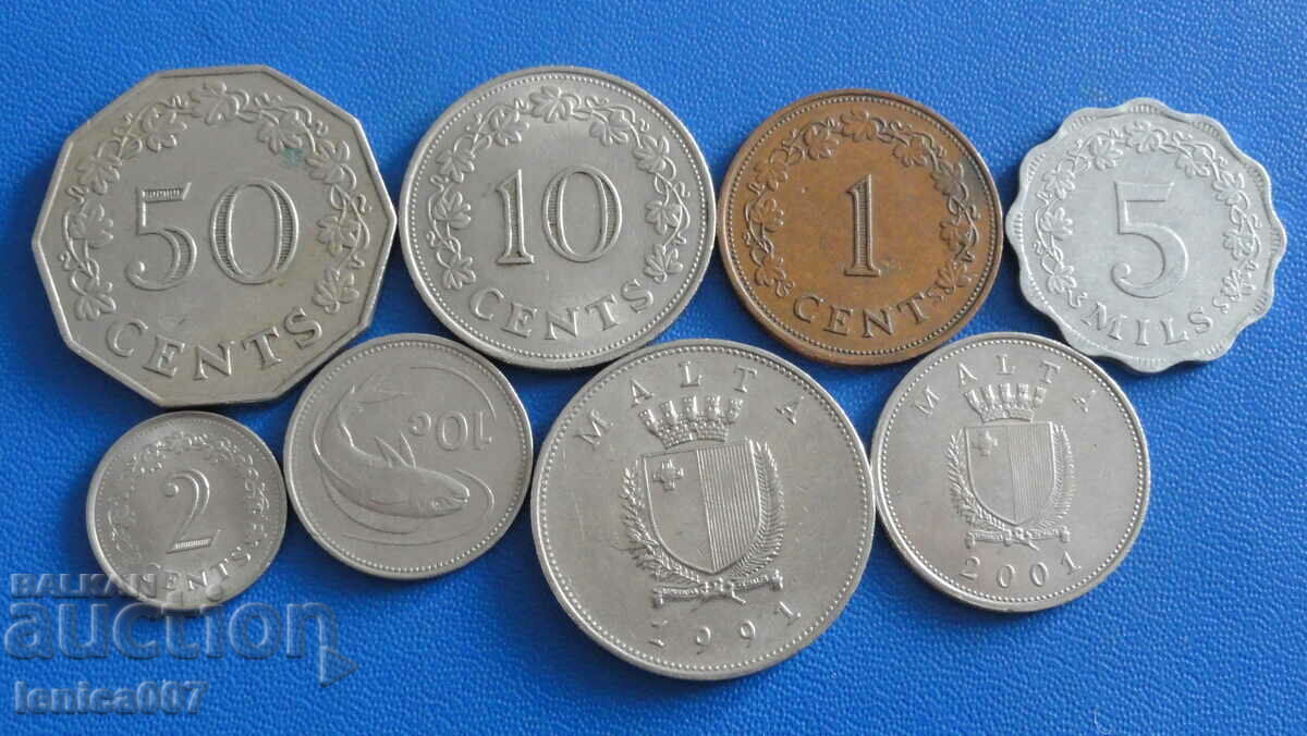 Delivery of Malta - Coins (8 pieces) Delivery of Malta - Coins (8 pieces)