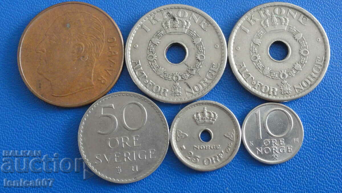 Norway - Coins (6 pieces) - 6 Norway - Coins (6 pieces) - 6
