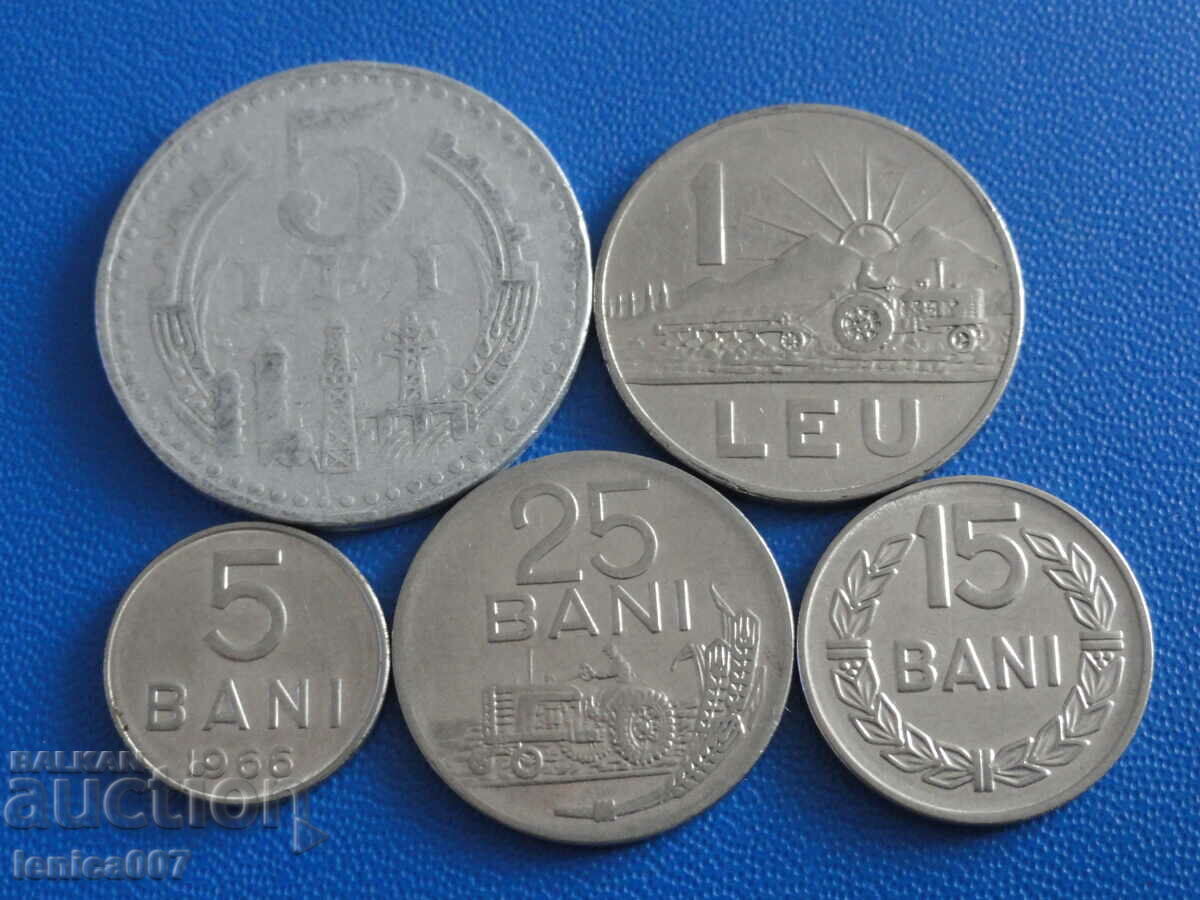Auction  Romania - Coins (5 pieces)