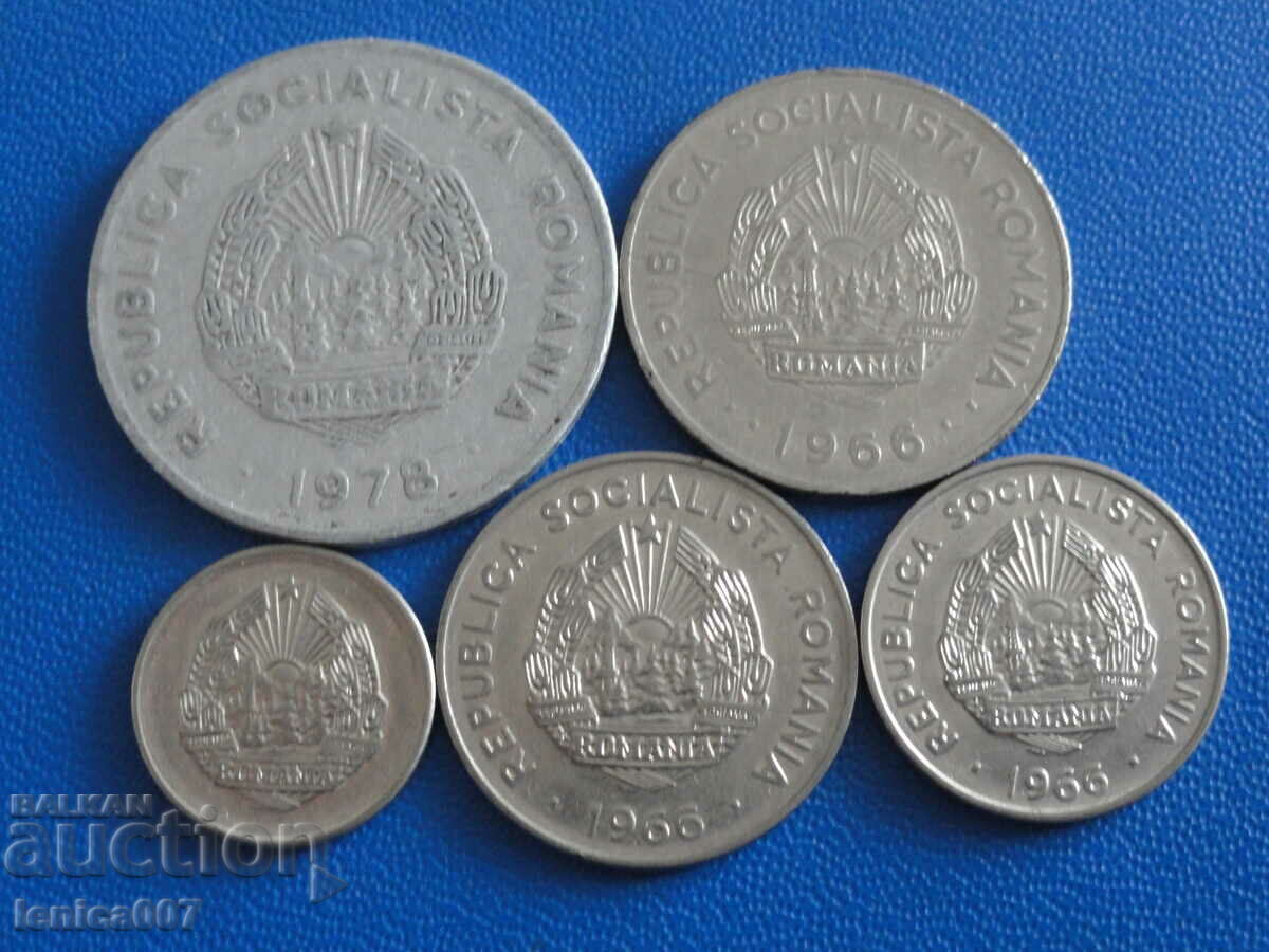 Delivery of Romania - Coins (5 pieces)