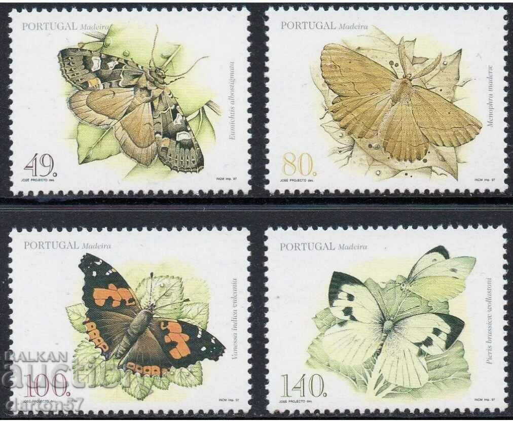 1997 Πορτογαλία - Madeira "Butterflies" (1 μέρος) - καθαρό σερί