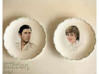 Diana and Prince Charles Wedding Plates by Royal Albert 1981