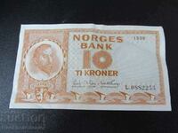 Norway 10 Kroner 1958 Pick 31b Ref 2253