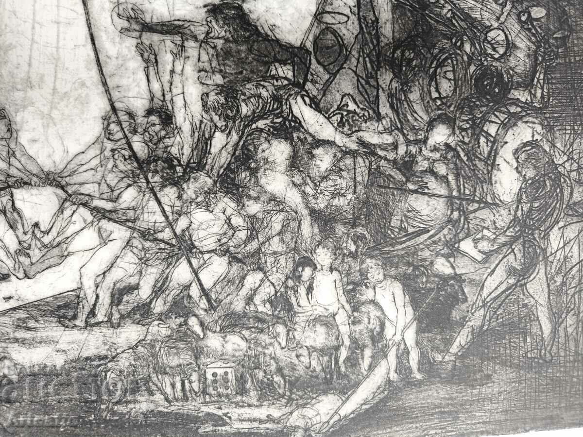 Доставка на Гравюра Ivan Valtchev-Офорт