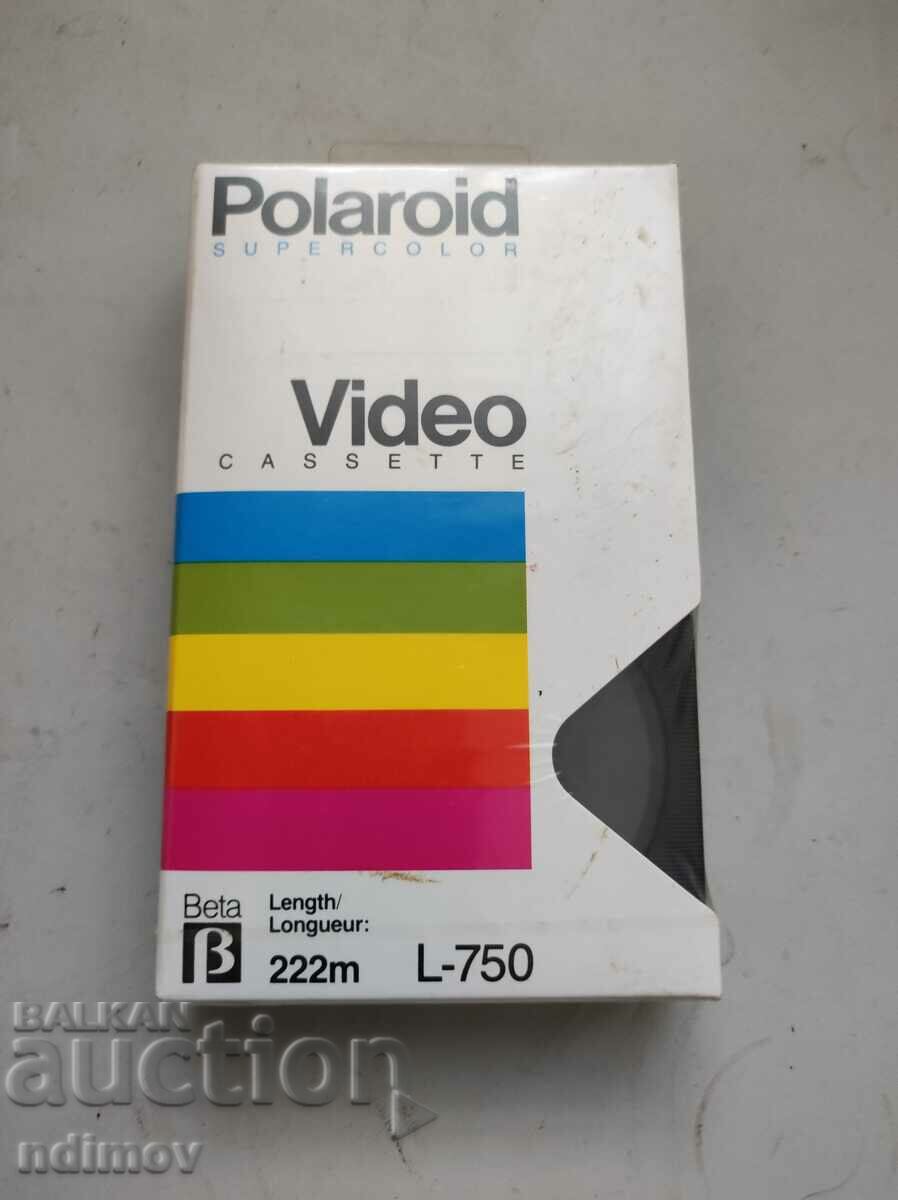 New Polaroid BetaMax video cassette