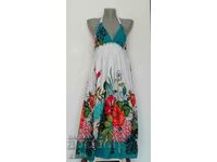 Colorful summer dress 100% cotton