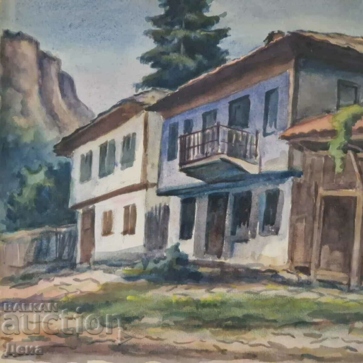 Παλιά κύρια ακουαρέλα με τιμή 70.00 BGN | € 35.79 Παλιά κύρια ακουαρέλα με τιμή 70.00 BGN | € 35.79