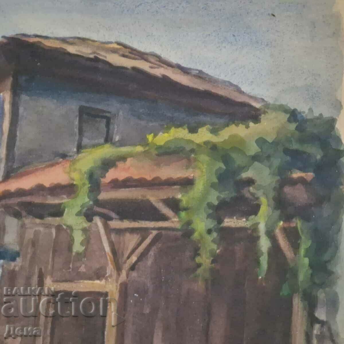 Delivery of Old master watercolor