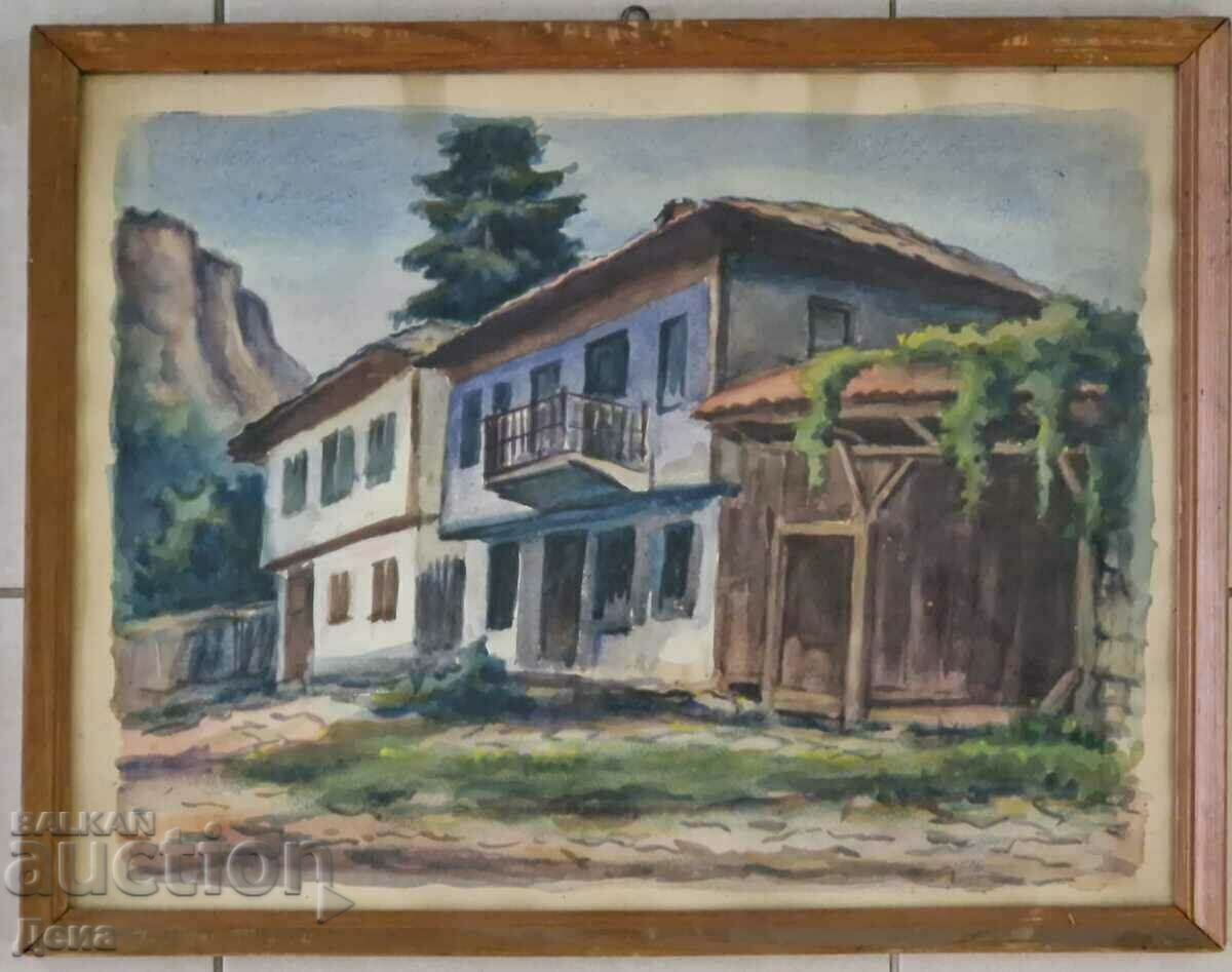 Παλιά κύρια ακουαρέλα Παλιά κύρια ακουαρέλα