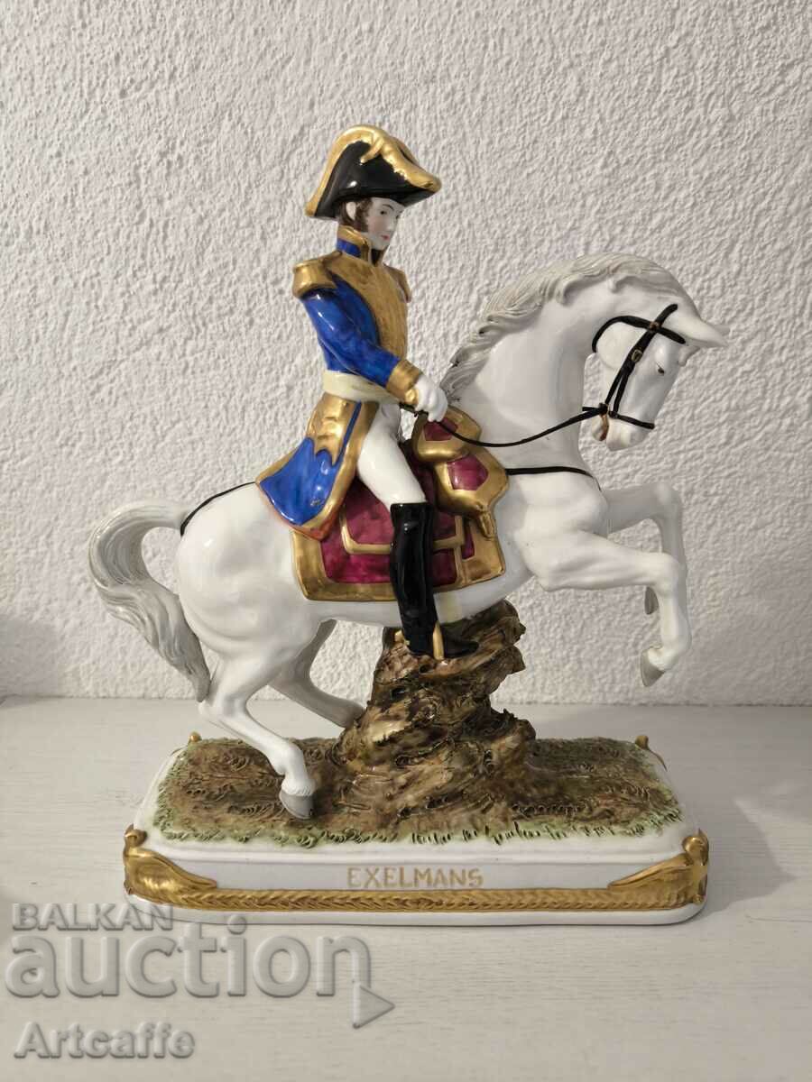 Figurină din porțelan-Scheibe Alsbach Napoleon Exelmans