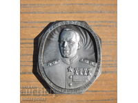 old Soviet Russian military medal plaque Marshal Zhukov