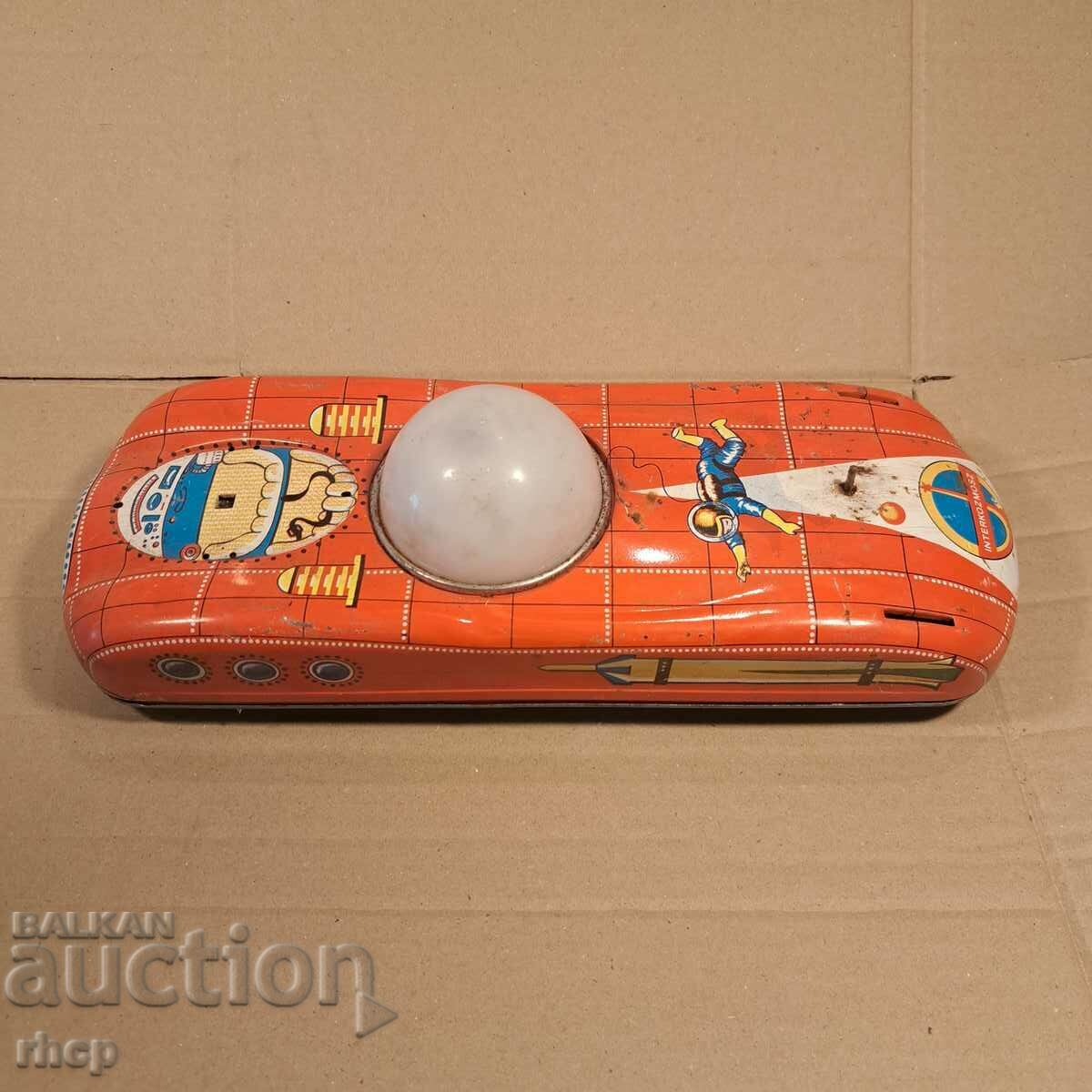 Space car large tin toy moon rover