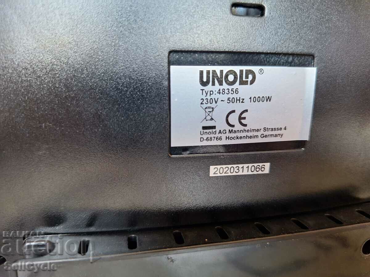 ✅ NOU-NOU 3 în 1 Pâine de pâine, VAFE și grătar Unold Onyx - 1000W❗ - 5