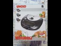 ✅ BRAND NEW 3 in 1 TOASTER, WAFFLE and Grill Unold Onyx - 1000W❗