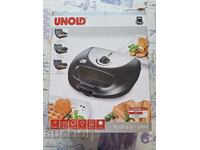 ✅ BRAND NEW 3 in 1 TOASTER, WAFFLE and Grill Unold Onyx - 1000W❗