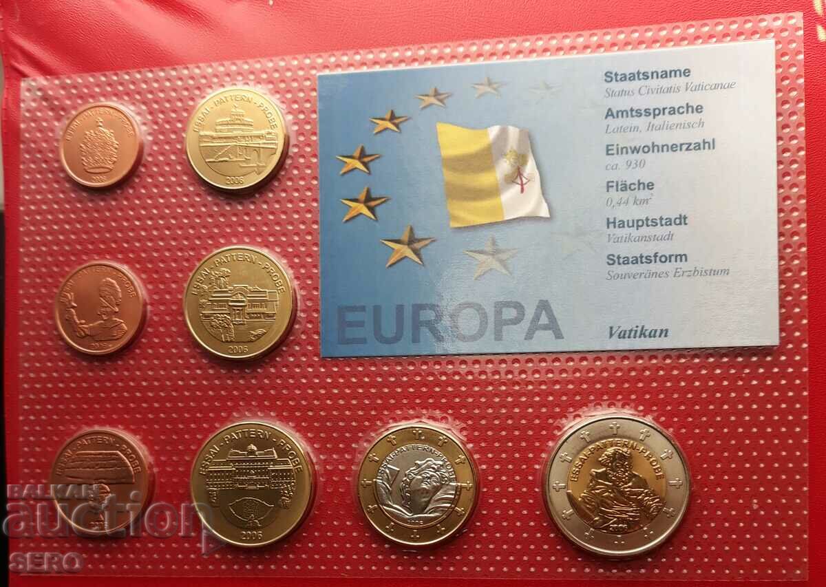 Vatican-SET 2006 of 8 proof euro coins