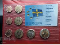 Sweden-SET 2006 of 8 proof euro coins