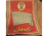 Poster Joseph Stalin ca. 1950 Raritate șobolan!!!