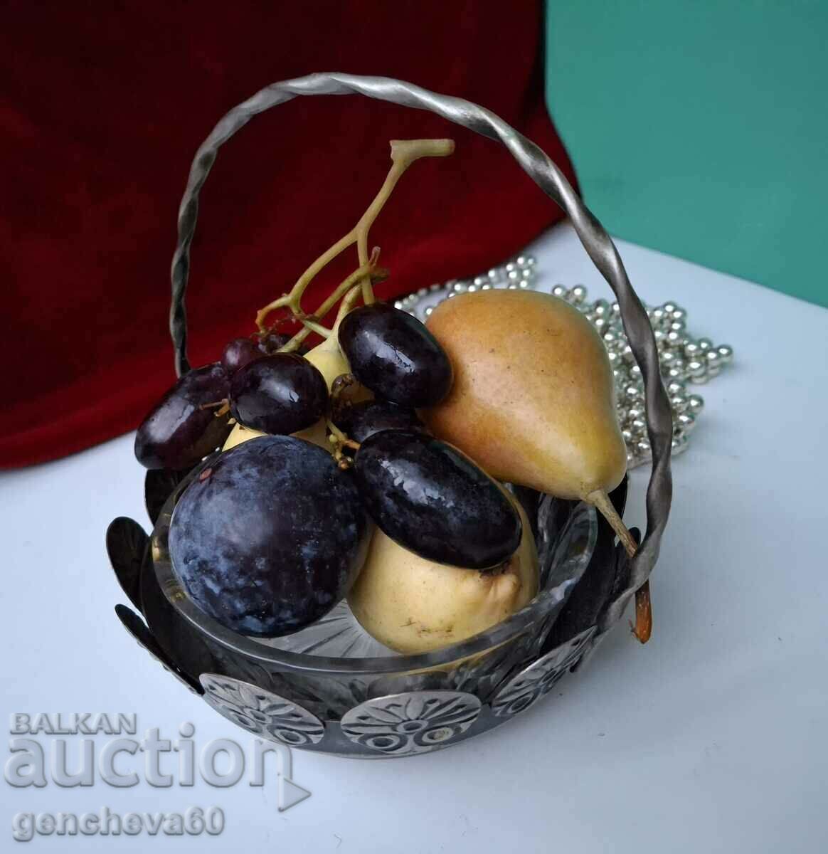 Auction Old Russian sugar bowl made of melchior Auction Old Russian sugar bowl made of melchior