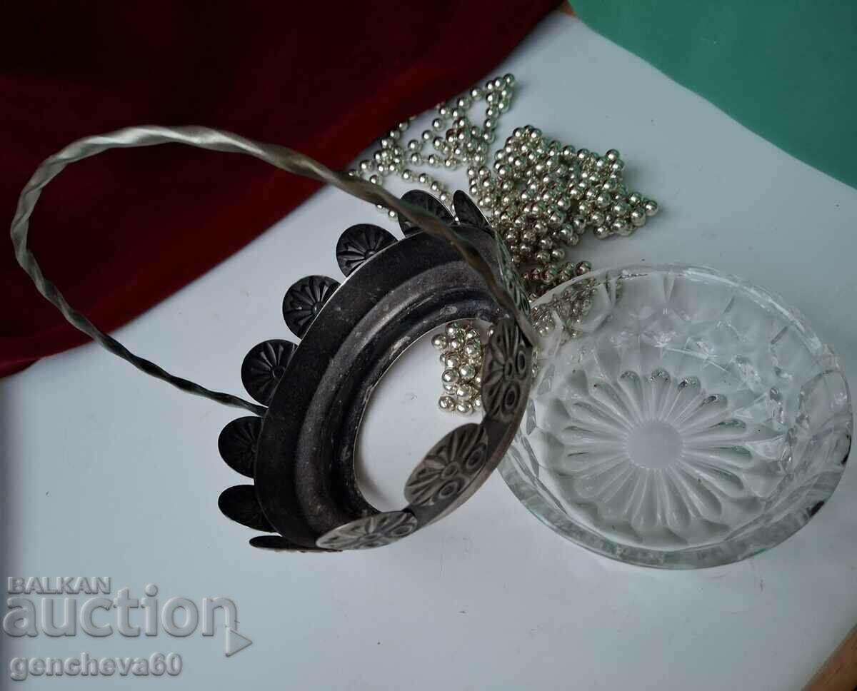 Delivery of Old Russian sugar bowl made of melchior