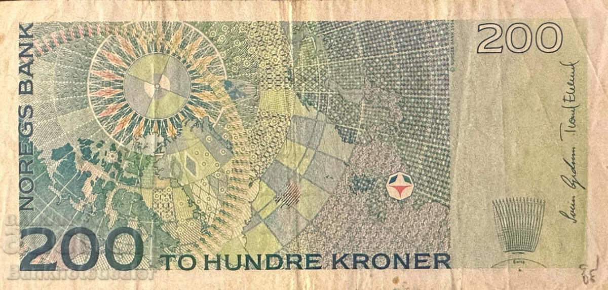 Norway 200 Kroner 2009 Pick 50e Ref 4901 with price 45.00 BGN | € 23.01 Norway 200 Kroner 2009 Pick 50e Ref 4901 with price 45.00 BGN | € 23.01