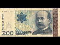 Norvegia 200 Kroner 2009 Pick 50e Ref 4901