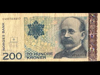 Norvegia 200 Kroner 2009 Pick 50e Ref