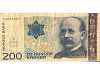 Norway 200 Kroner 2009 Pick 50e Ref