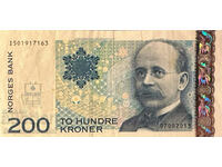 Norvegia 200 Kroner 2013 Pick 50f Ref 7163