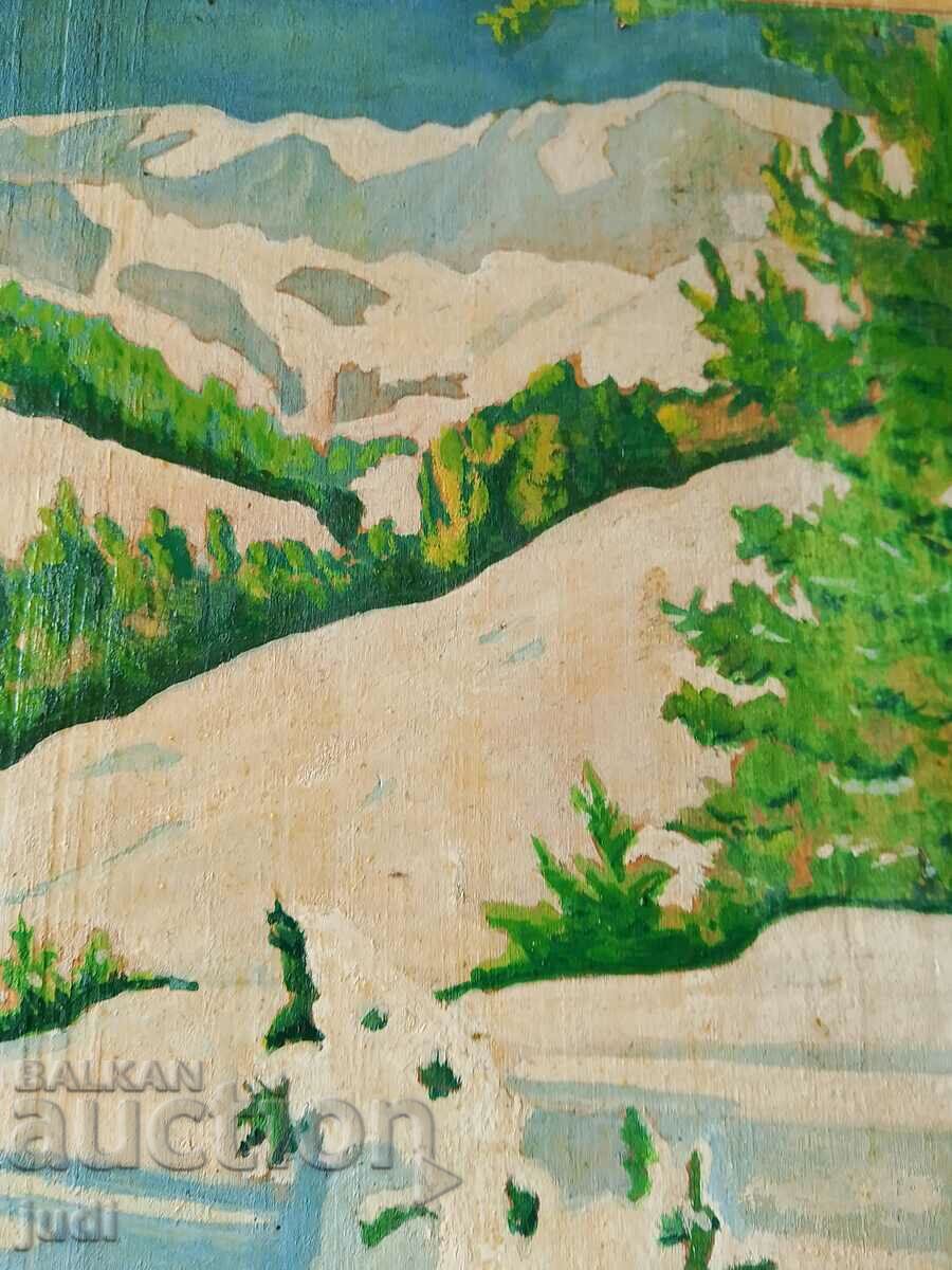 Delivery of Oil painting signed Delivery of Oil painting signed