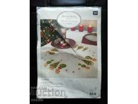 Bedspread with a Christmas motif - embroidery kit