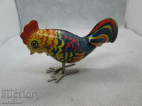 RARE OLD METAL - SOC. TOY WITH MECHANISM, ROOSTER