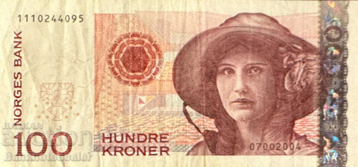 Norway 100 Kroner 2004 Pick 49b Ref 4095