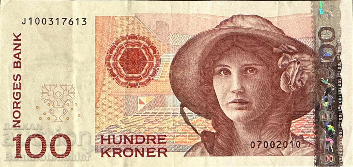 Norway 100 Kroner 2010 Pick 49f Ref 7613