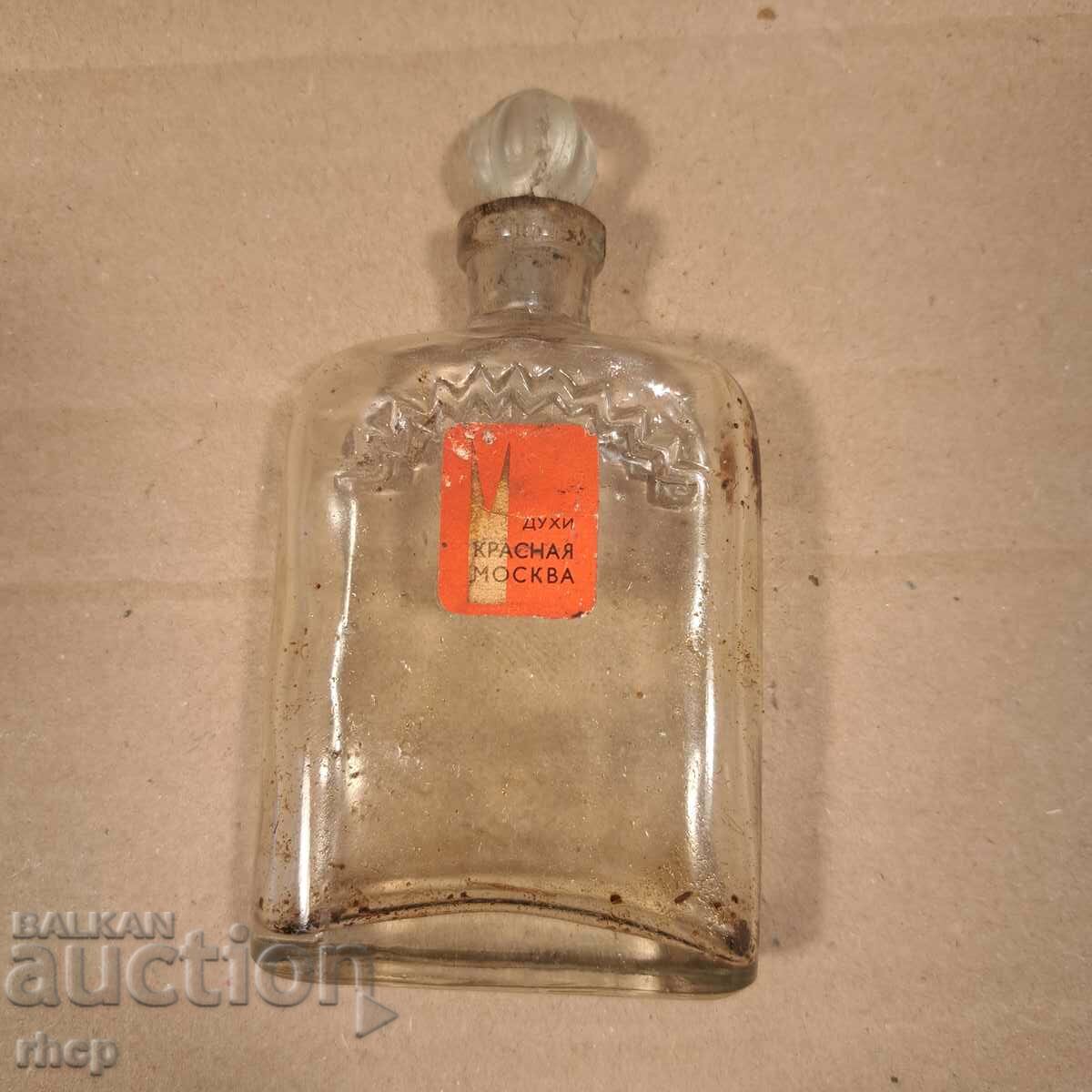 Perfume Krasnaya Moscow cologne perfume old Soviet bottle USSR