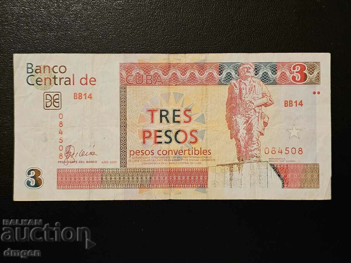 3 pesos cubanezi