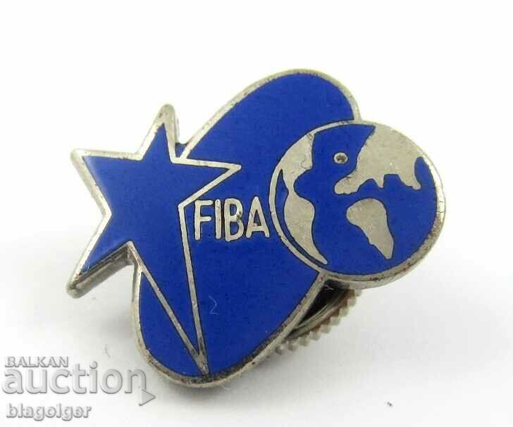 OFFICIAL BADGE-FIBA-FIBA-BASKETBALL ASSOCIATION